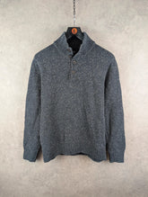 Gap Jumper Mens Medium M Grey Pullover Knitted